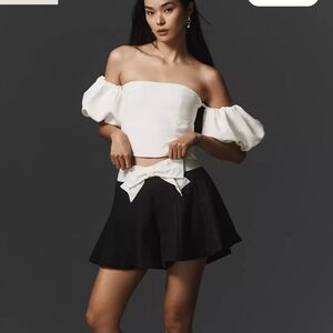 NWT Maeve Paneled Skirty Shorts